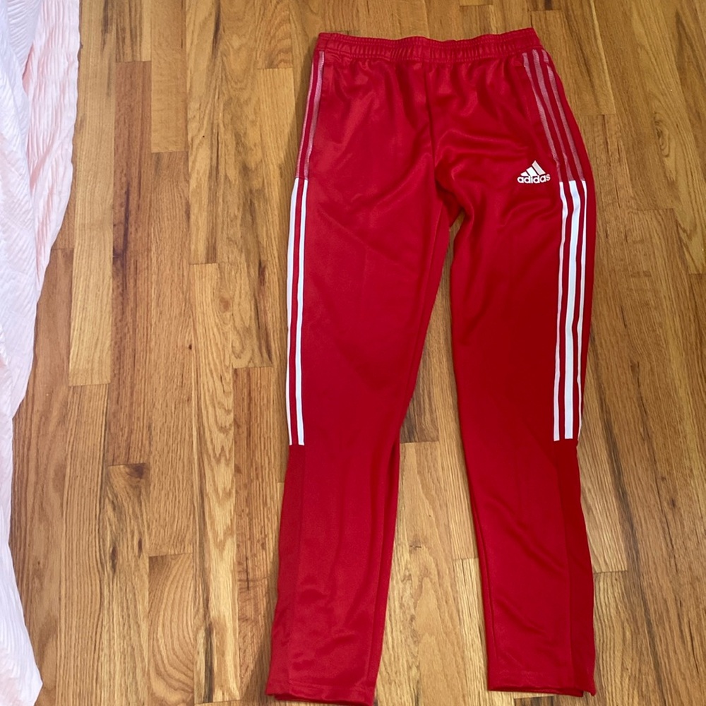 Red Adidas Track Pants